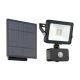 Eglo - Solar LED Schijnwerper met Sensor 15xLED/0,03W/3,7V IP44