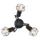 Globo - LED Bevestigde Hanglamp 3xE14/5W/230V zwart