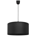 Hanglamp aan een koord ALBA 1xE27/60W/230V d. 40 cm zwart