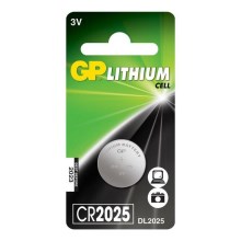 1 x lithium knoopbatterij CR2025 GP 3V / 170mAh
