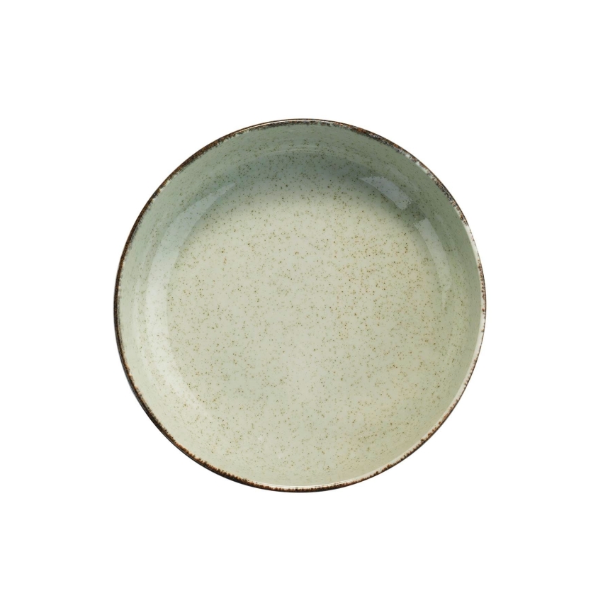 12-delige serviesset groen/porselein