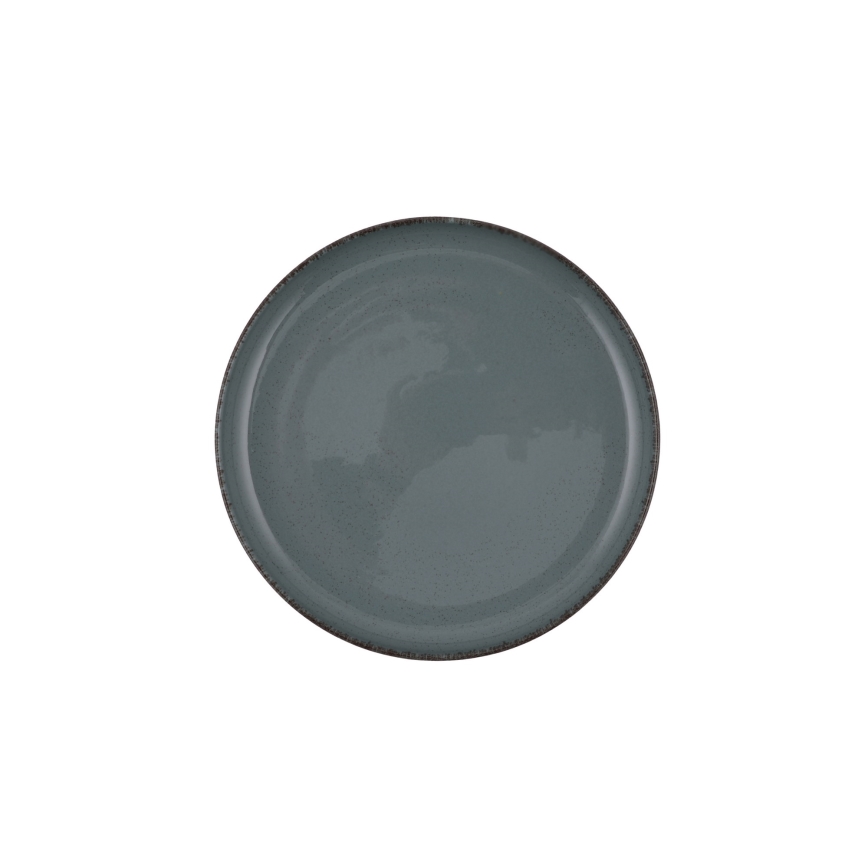 16-delige serviesset, grijs porselein