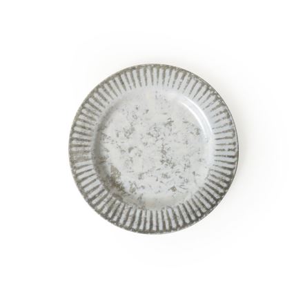 18-delig servies, grijs/keramiek