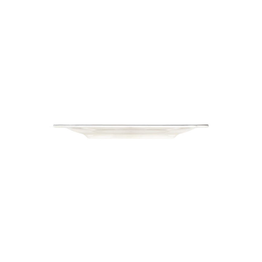 18-delige eettafelset, crème/zilver, porselein