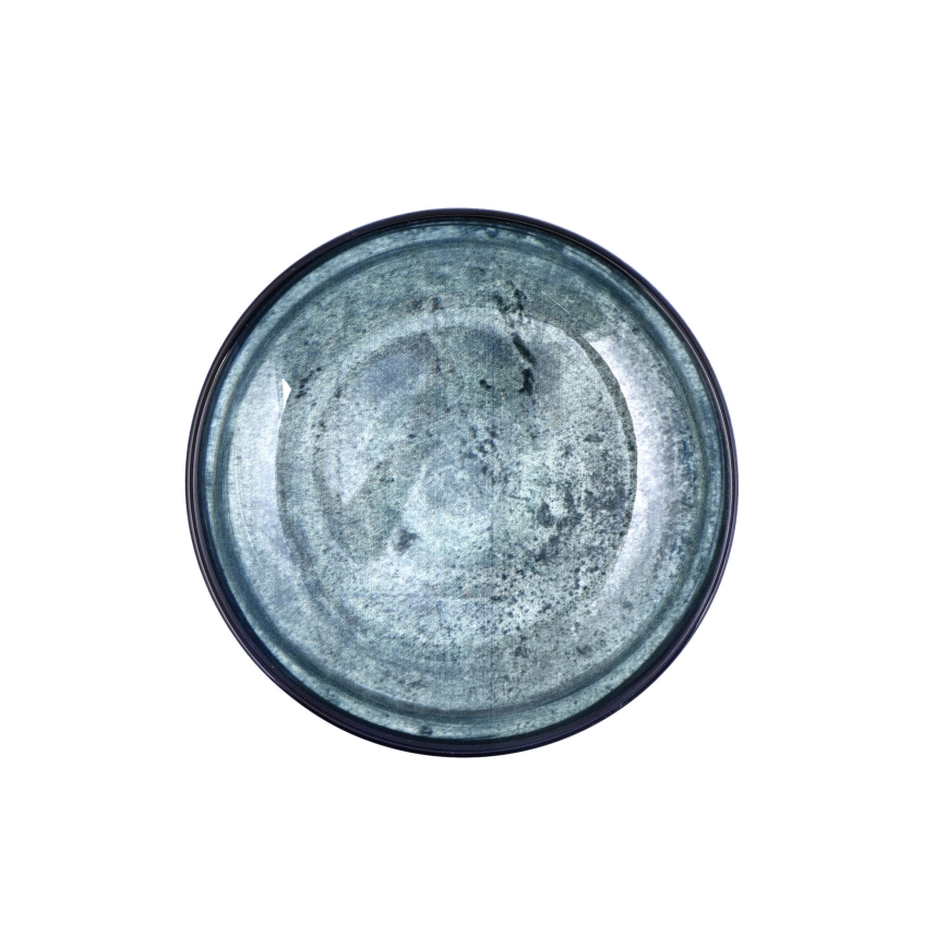 18-delige serviesset blauw/porselein