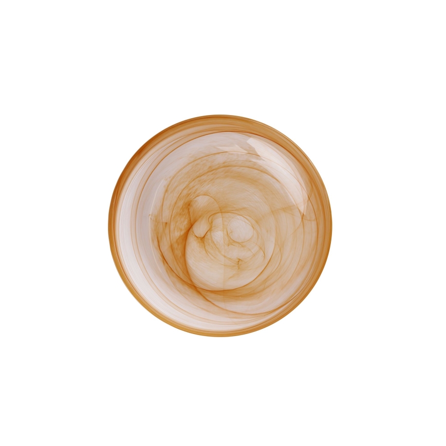 18-delige serviesset oranje/glas