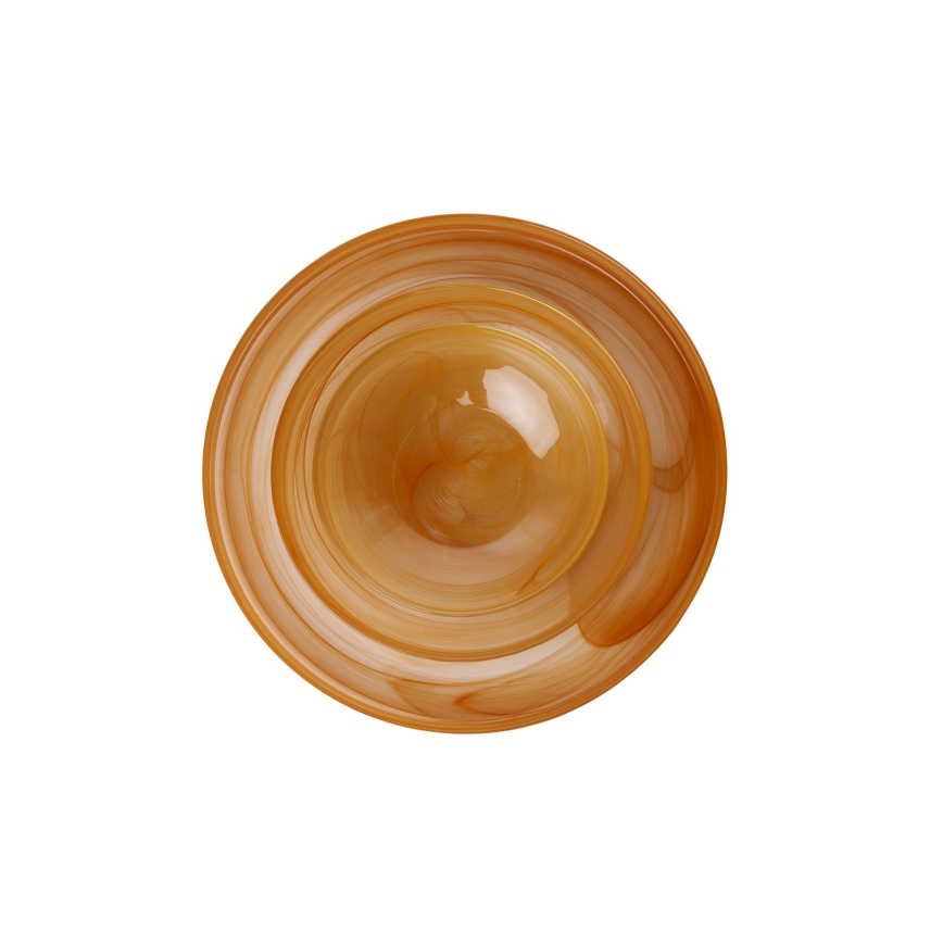 18-delige serviesset oranje/glas