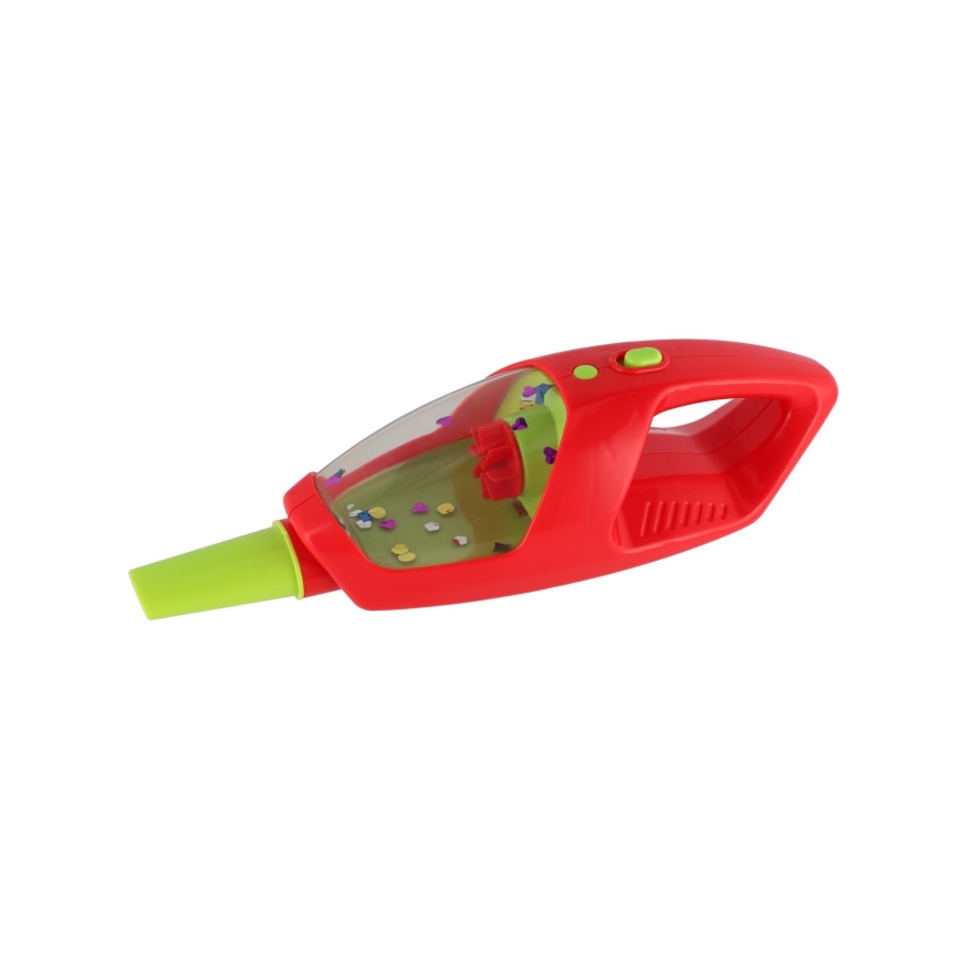 2-in-1 stofzuiger met licht- en geluidseffecten, 2x AA