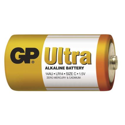 2 st. Alkaline batterij C GP ULTRA 1,5V