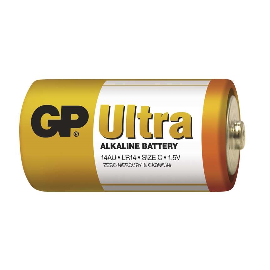 2 st. Alkaline batterij C GP ULTRA 1,5V