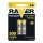 2 st. Oplaadbare batterijen AA RAVER NiMH/1,2V/600 mAh