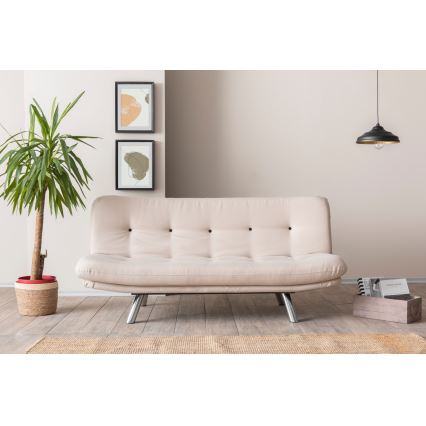 2-zits slaapbank BAKU crème