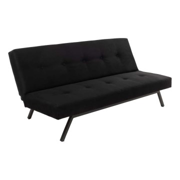 2-zits slaapbank BAKU, zwart
