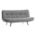 2-zits slaapbank BINA lichtgrijs