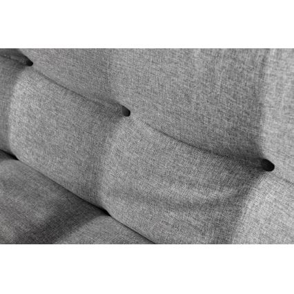 2-zits slaapbank BINA lichtgrijs