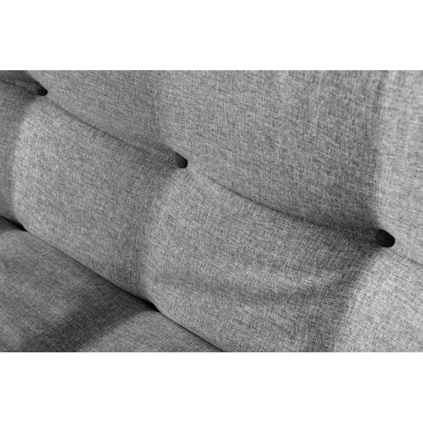 2-zits slaapbank BINA lichtgrijs