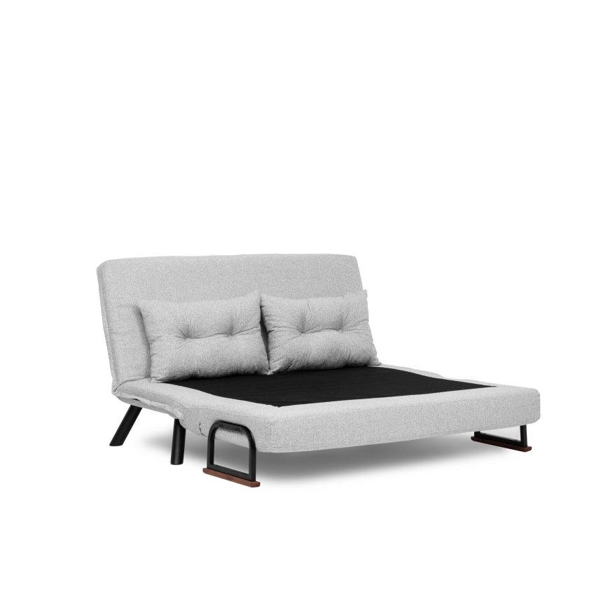 2-zits slaapbank QIRA, grijs