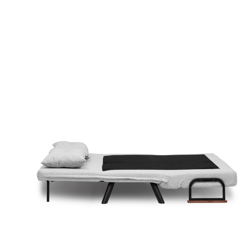 2-zits slaapbank QIRA, grijs