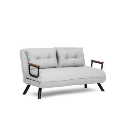 2-zits slaapbank QIRA, grijs