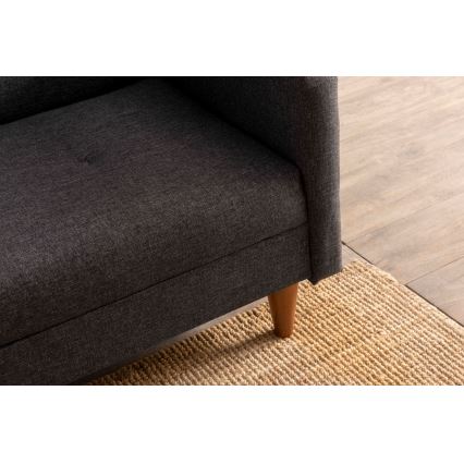 2-zitsbank NARA donkergrijs