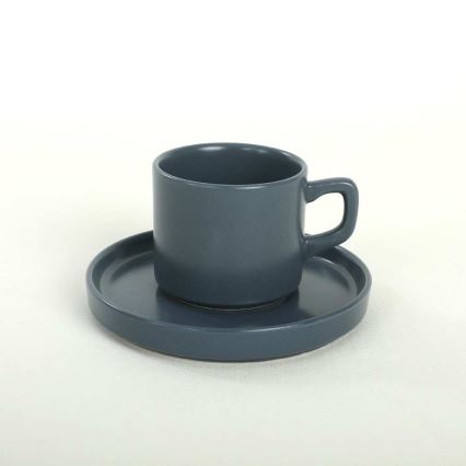 20-delige serviesset, kleurrijk/steengoed