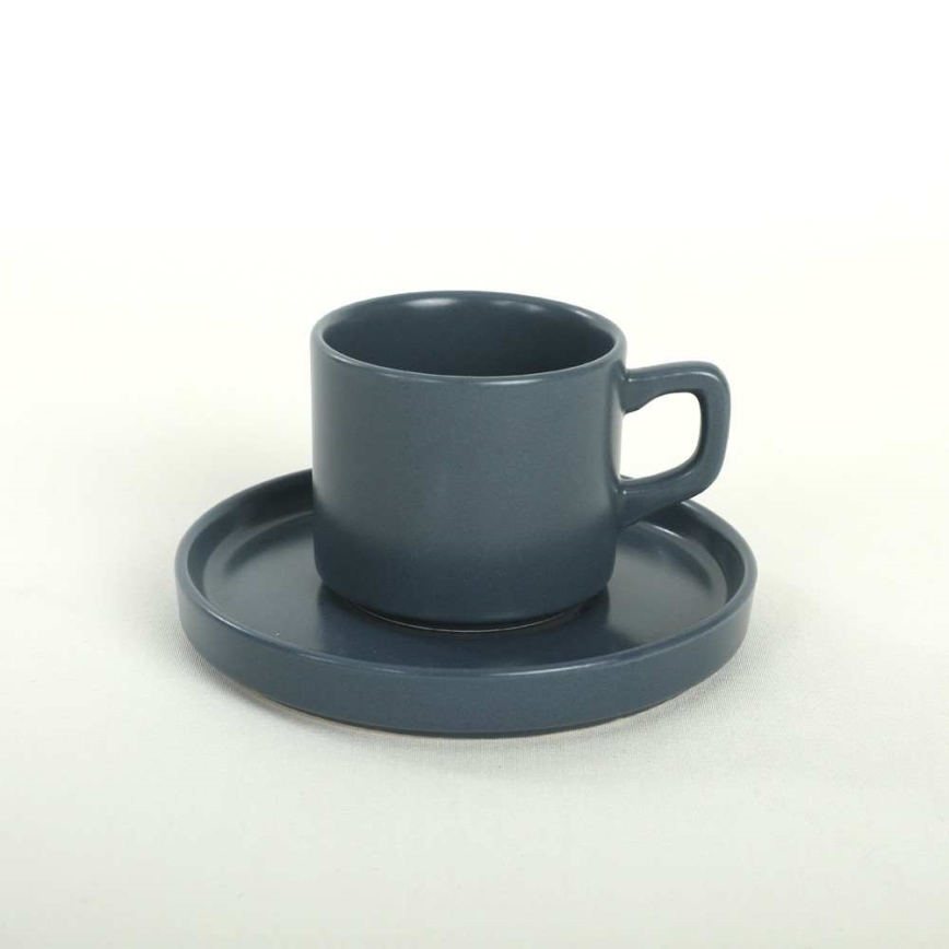 20-delige serviesset, kleurrijk/steengoed