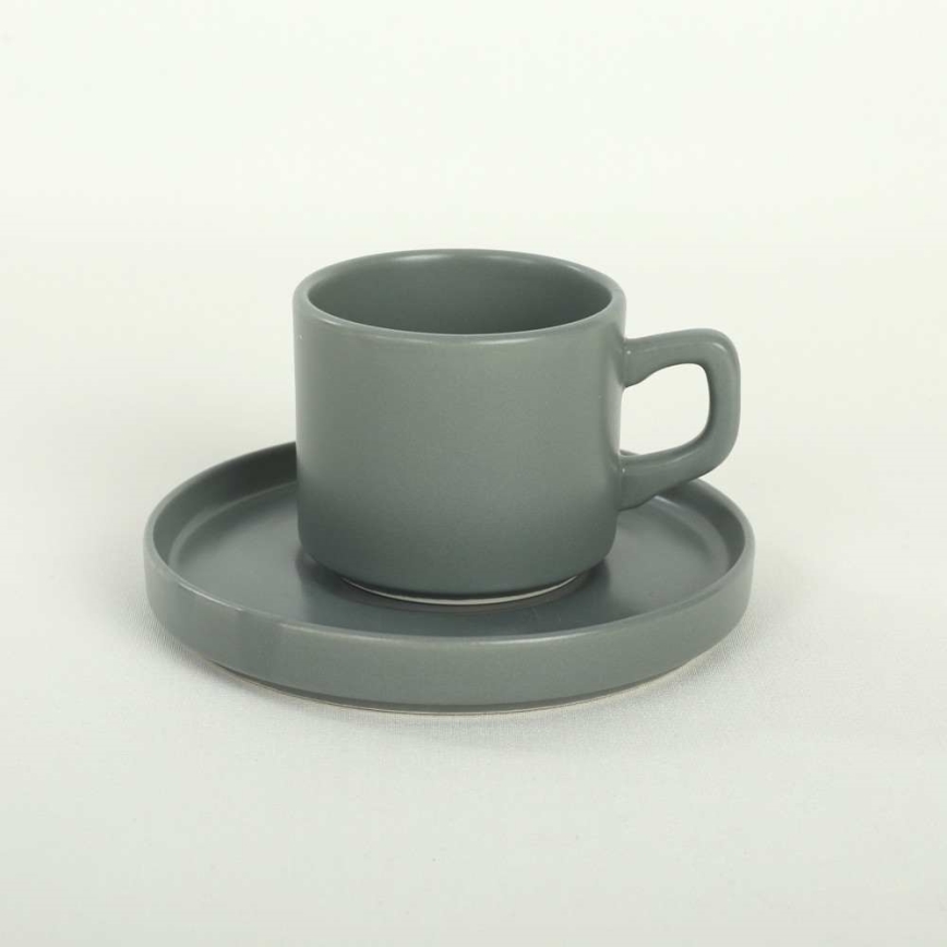 20-delige serviesset, kleurrijk/steengoed