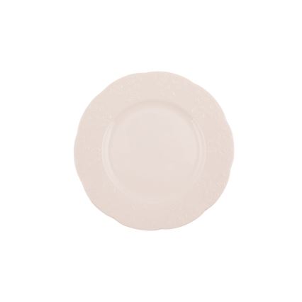 24-delig servies van crèmekleurig porselein
