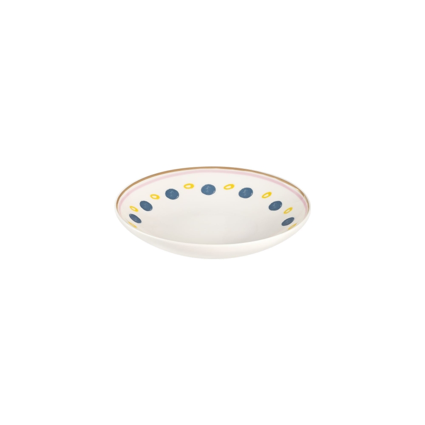 24-delig servies, veelkleurig/porselein