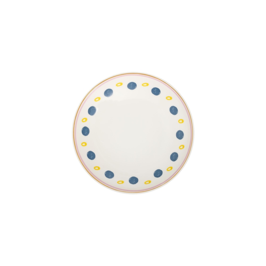24-delig servies, veelkleurig/porselein
