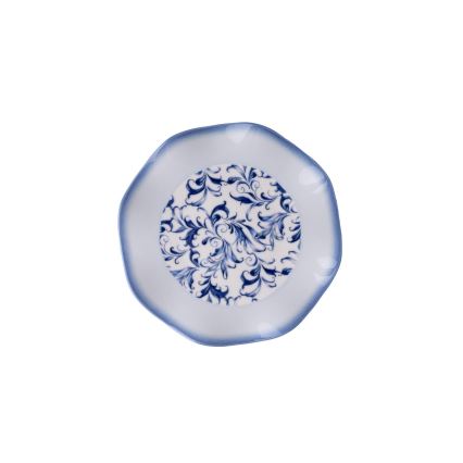 24-delige porseleinen serviesset, blauw