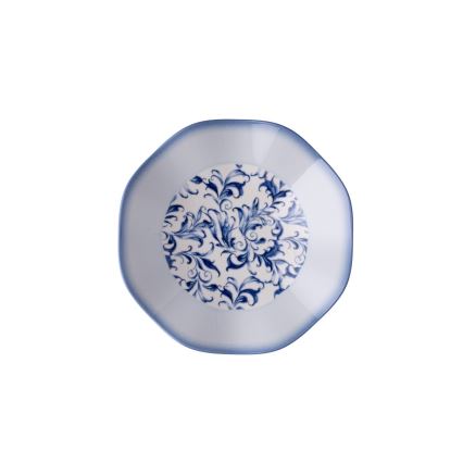 24-delige porseleinen serviesset, blauw