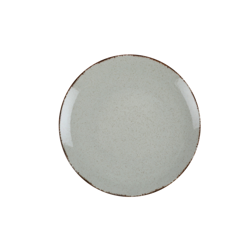 24-delige serviesset, groen/porselein