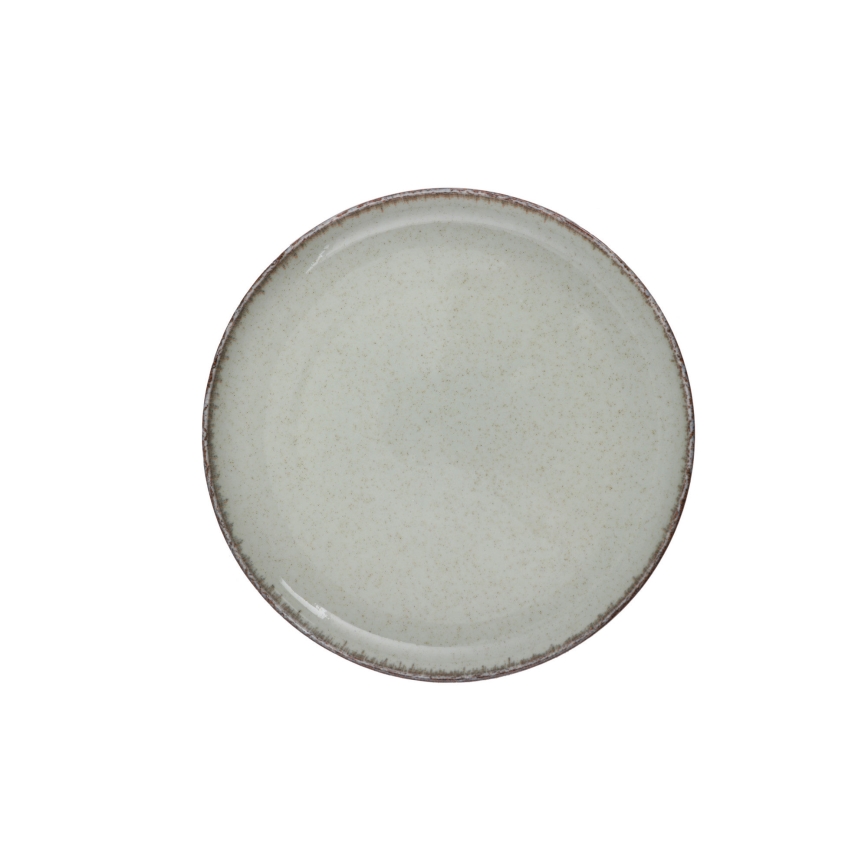 24-delige serviesset, groen/porselein