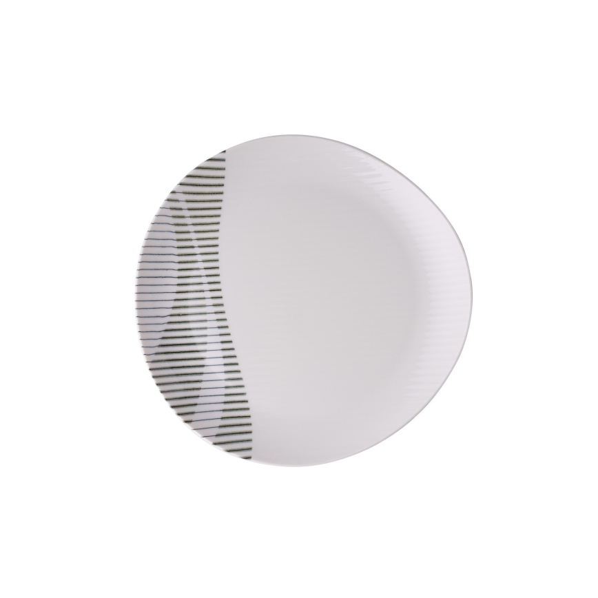 24-delige serviesset in levendige kleuren, van porselein