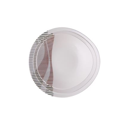 24-delige serviesset in levendige kleuren, van porselein