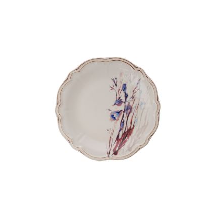 24-delige serviesset, kleurrijk, van porselein