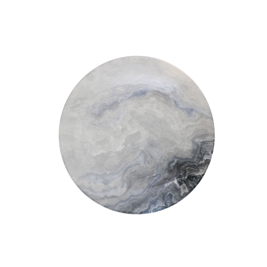 24-delige serviesset van bruin porselein