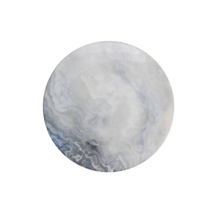 24-delige serviesset van bruin porselein