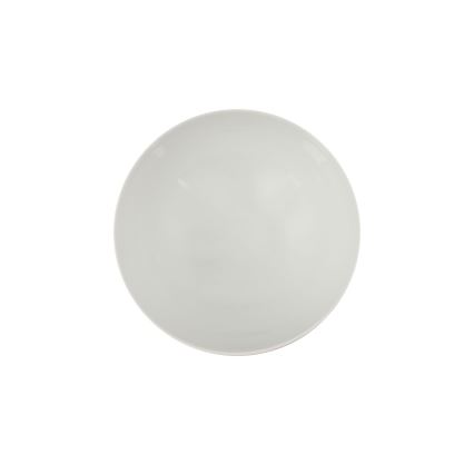 24-delige serviesset van porselein, wit/blauw