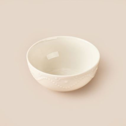 24-delige serviesset van wit porselein