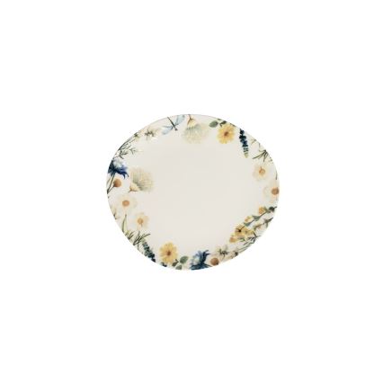 24-delige serviesset veelkleurig/blauw/porselein
