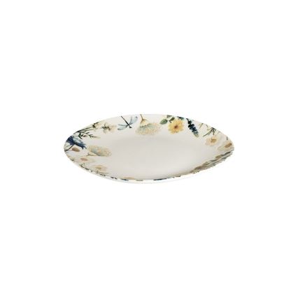 24-delige serviesset veelkleurig/blauw/porselein