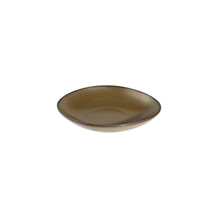 24-delige serviesset, veelkleurig/bruin, porselein