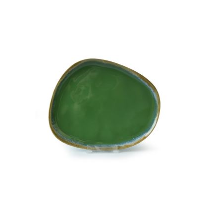 24-delige serviesset, veelkleurig/steengoed