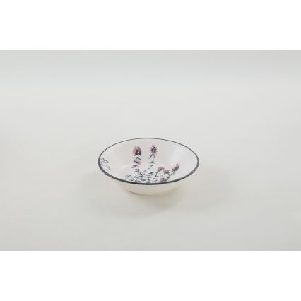 24-delige serviesset veelkleurig/steengoed