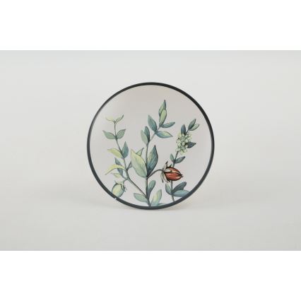 24-delige serviesset veelkleurig/steengoed