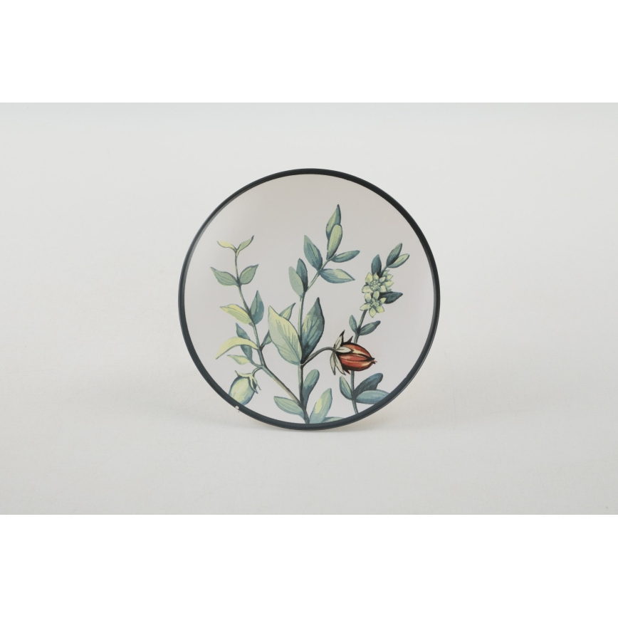 24-delige serviesset veelkleurig/steengoed