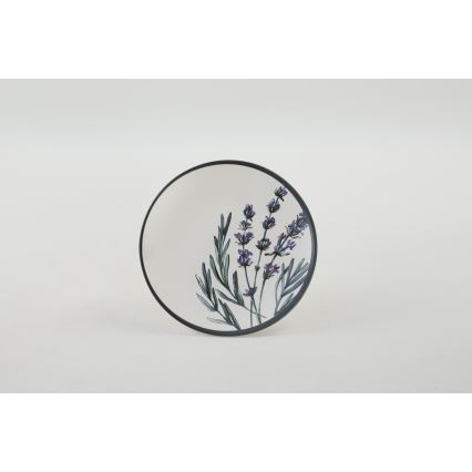 24-delige serviesset veelkleurig/steengoed