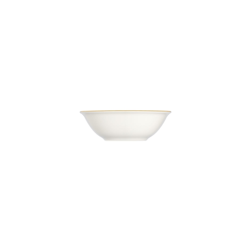 24-delige serviesset, wit/blauw/goud, porselein